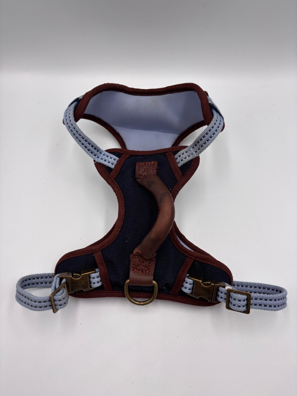 Reddy Navy Dog Harness Pet Vest Pet Handle Reflective Tape Adjustable Sz Medium